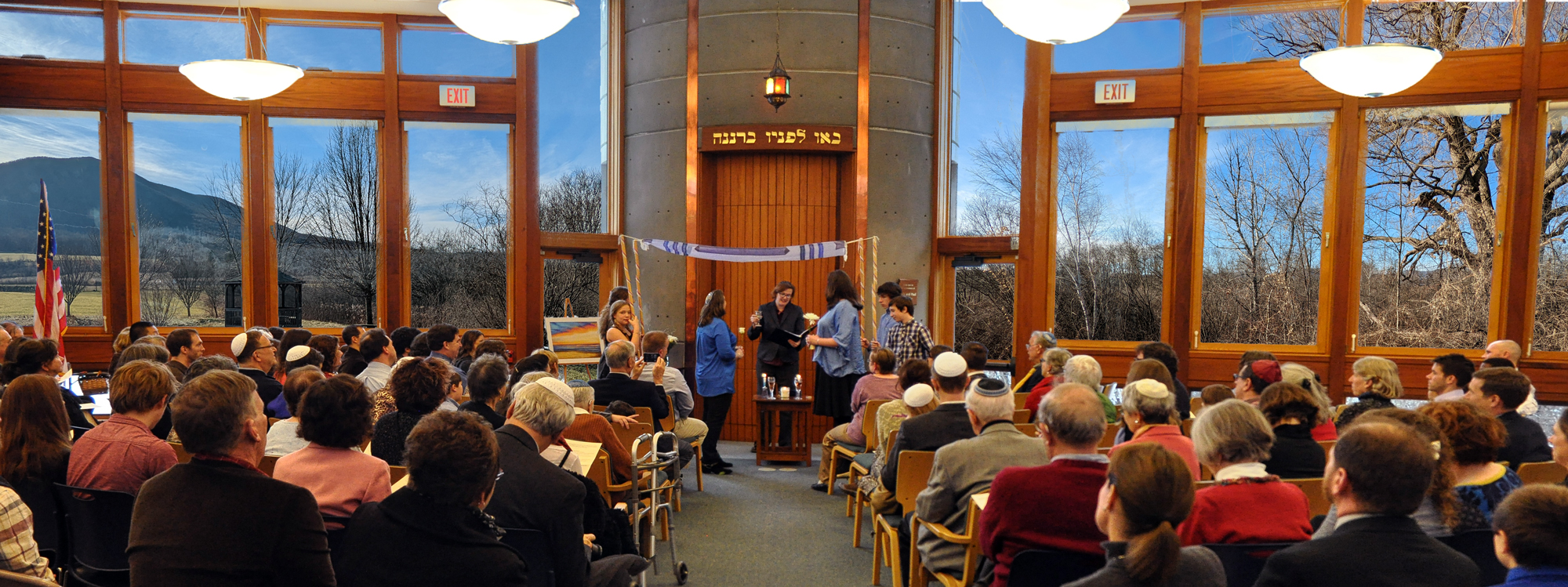 Sanctuary at Congregation Beth Israel North Adams Berkshires Massachusetts