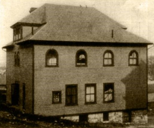 Synagogue of the United House of Israel on Francis Street, North Adams circa 1900