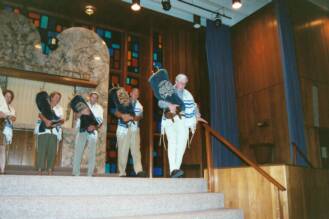 Moving Torah Scrolls to the Lois Street Building