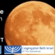 A golden full moon in a black sky. The following information is written in text: "Repairing Spiritual Time. February 15, 2022. 15 Adar-I, 5782. 8pm ET / 5pm PT. A ritual for the full moon of Adar-I. Co-created by Rabbi Rachel Barenblat, Rabbi David Evan Markus, & Rabbi Sonja Keren Pilz." Logos are present for Bayit, Congregation Beth Shalom of Bozeman, Congregation Beth Israel of the Berkshires, & Temple Beth El of City Island.