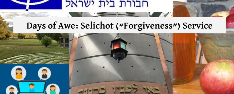 Days of Awe: Selichot ("Forgiveness") Service