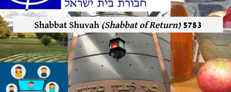 Shabbat Shuvah (Shabbat of Return) 5783