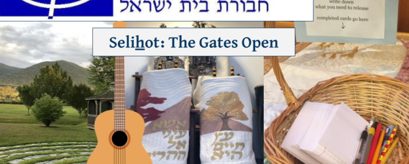 Selichot: The Gates Open