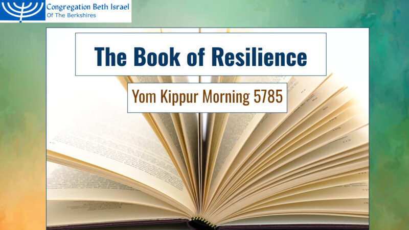 The Book of Resilience: Yom Kippur Morning 5785