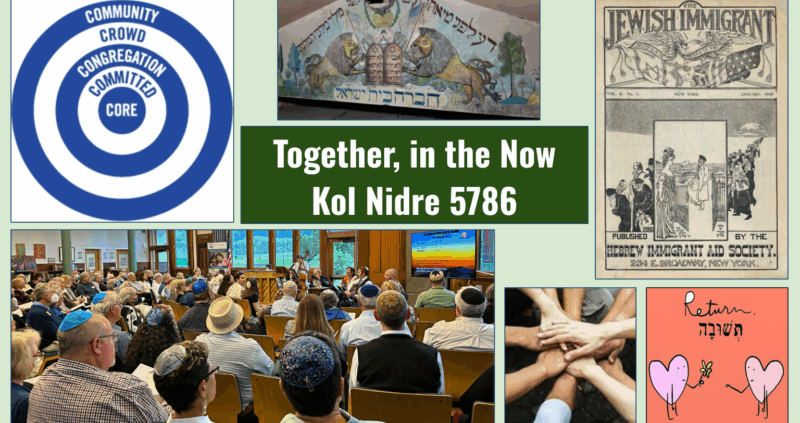 Together, in the Now: Kol Nidre 5786