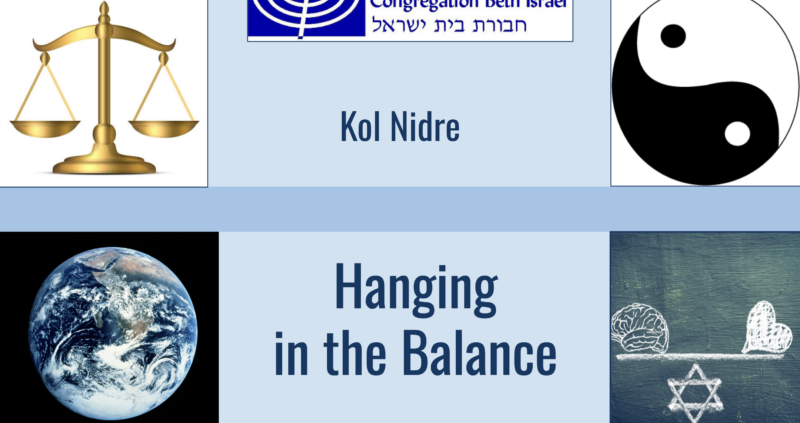 Kol Nidre: Hanging in the Balance