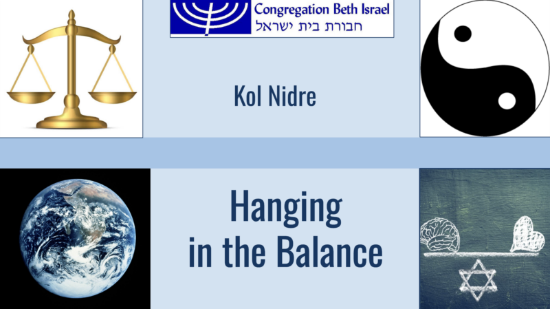 Kol Nidre: Hanging in the Balance