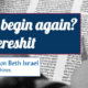 How Do We Begin Again?: Bereshit 5787